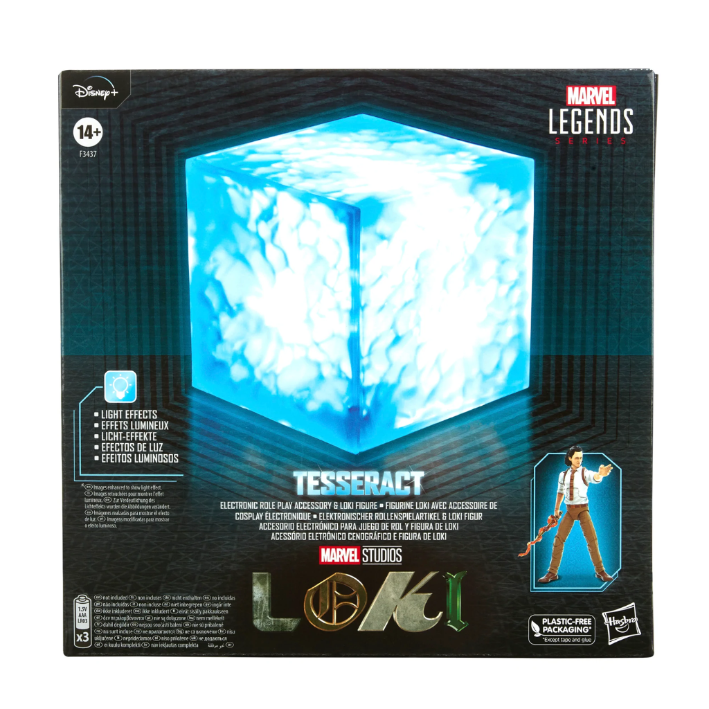 Marvel Hasbro Marvel Legends: Tesseract Electronic Role Play Accesory and Loki