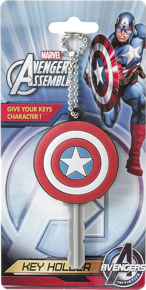Marvel Llavero de PVC con logotipo del Capitán América