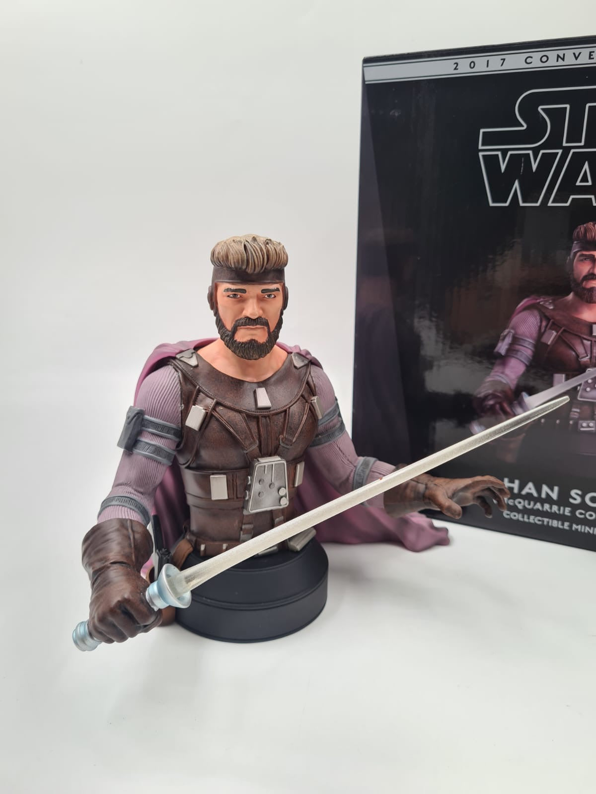 HAN SOLO (MCQUARRIE CONCEPT) COLLECTIBLE MINI BUST 2017 CONVENTION EXCLUSIVE