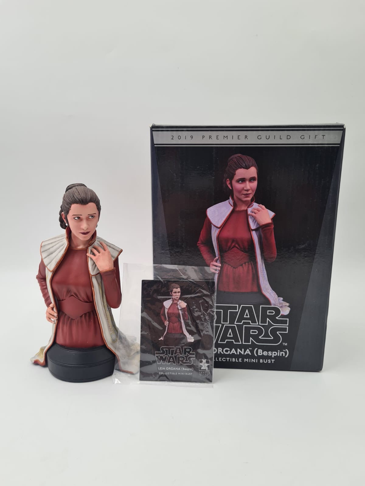 LEIA ORGANA (BESPIN) COLLECTIBLE MINI BUST 2019 PREMIER GUILD GIFT GENTLE GIANT