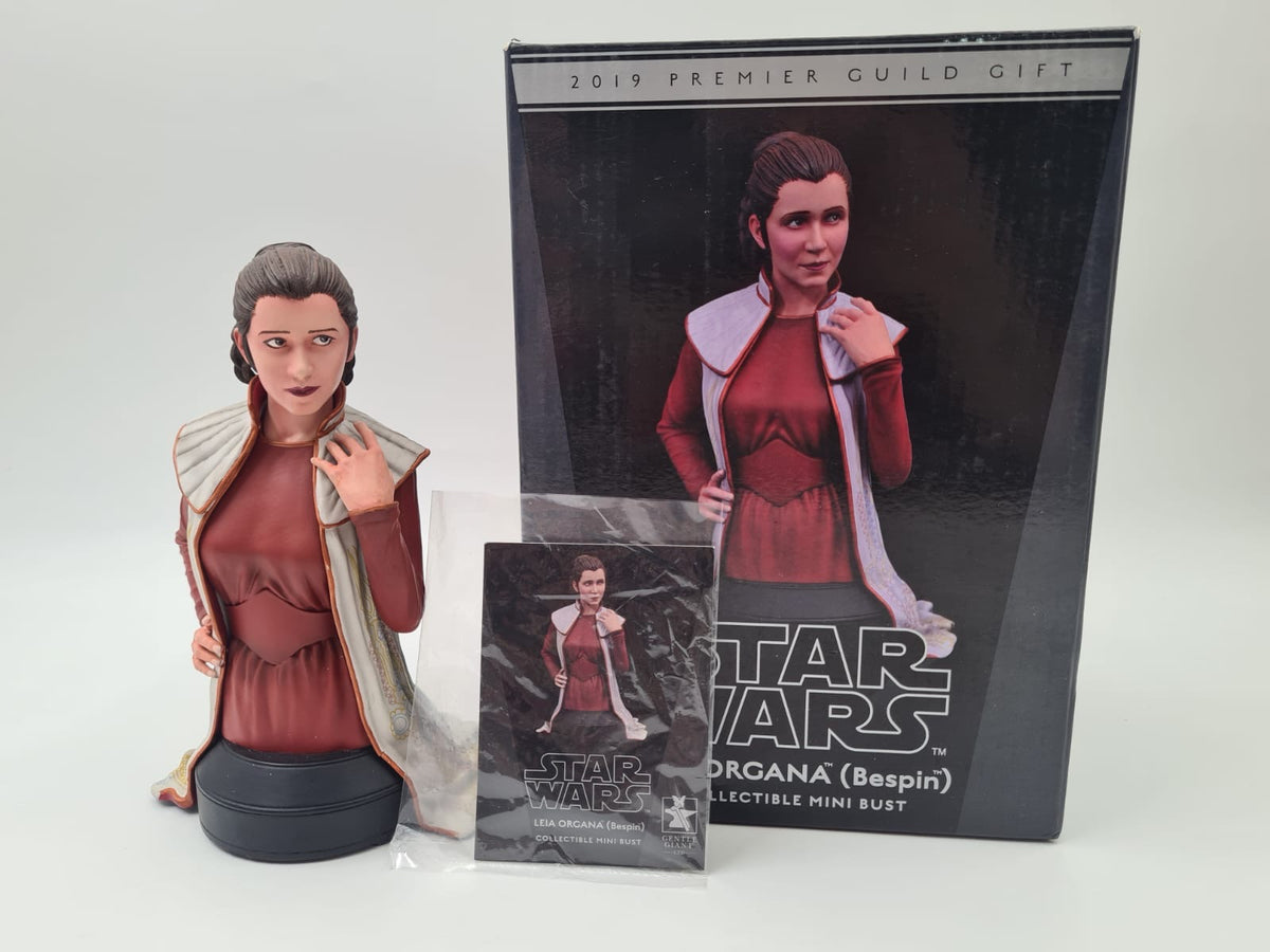 LEIA ORGANA (BESPIN) COLLECTIBLE MINI BUST 2019 PREMIER GUILD GIFT GENTLE GIANT